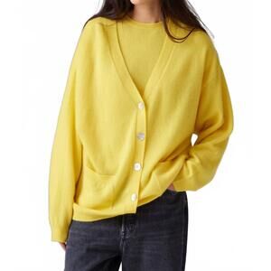 NEW CRUSH canggu oversized cardigan in sunshine